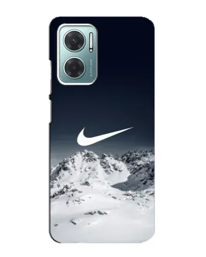 Чехол для Xiaomi Redmi Note 11E с картинкой «Nike — зимние горы»