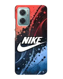 Чехол для Xiaomi Redmi Note 11E с картинкой «Градиентный принт Найк»