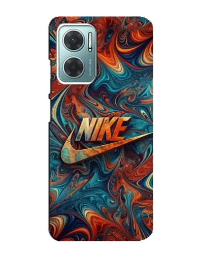 Чехол для Xiaomi Redmi Note 11E с картинкой «Nike в абстракции»