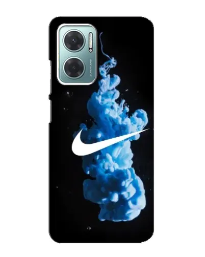 Чехол для Xiaomi Redmi Note 11E с картинкой «Nike и синий дым»