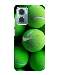 Чехол для Xiaomi Redmi Note 11E с картинкой «Теннисные мячи Найк»
