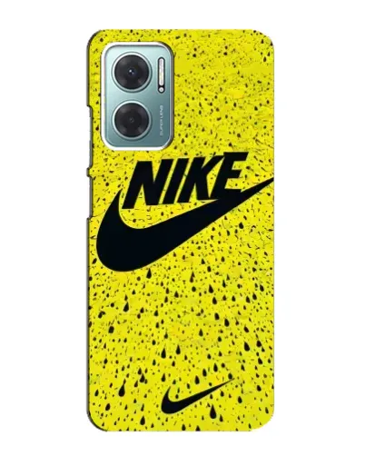 Чехол для Xiaomi Redmi Note 11E с картинкой «Желтый текстурный Nike»
