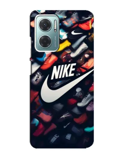 Чехол для Xiaomi Redmi Note 11E с картинкой «Коллекция кроссовок Nike»