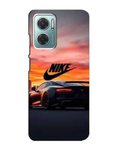 Чехол для Xiaomi Redmi Note 11E с картинкой «Nike и суперкар»
