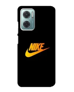 Чехол для Xiaomi Redmi Note 11E с картинкой «Золотой логотип Nike»