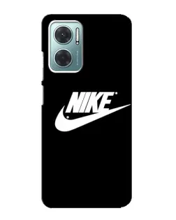 Чехол для Xiaomi Redmi Note 11E с картинкой «Мазки краски Nike»