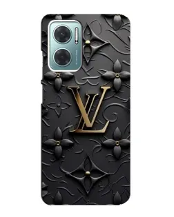 Чехол для Xiaomi Redmi Note 11E с картинкой «Кожаная текстура LV»