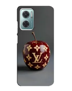 Чехол для Xiaomi Redmi Note 11E с картинкой «Красное яблоко LV»