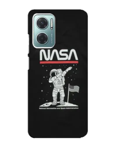 Чехол для Xiaomi Redmi Note 11E с картинкой «NASA — шагаем по Луне» Чехол для Xiaomi Redmi Note 11E с картинкой «NASA — шагаем по Луне»