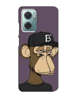 Чехол для Xiaomi Redmi Note 11E с картинкой «Bored Ape в кепке»
