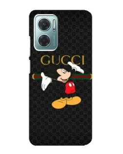 Чехол для Xiaomi Redmi Note 11E с картинкой «Микки Маус Gucci»