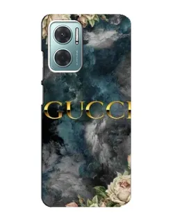 Чохол для Xiaomi Redmi Note 11E з картинкою «Абстрактні квіти Gucci»