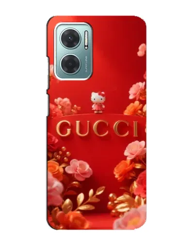 Чехол для Xiaomi Redmi Note 11E с картинкой «Gucci — золотой сад»