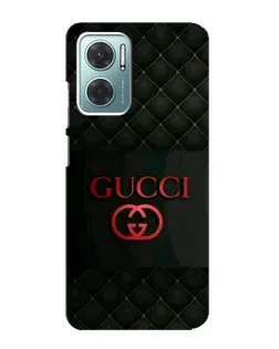 Чехол для Xiaomi Redmi Note 11E с картинкой «Gucci — стеганый черный»