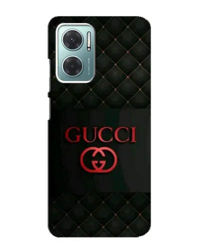 Чехол для Xiaomi Redmi Note 11E с картинкой «Gucci — стеганый черный»
