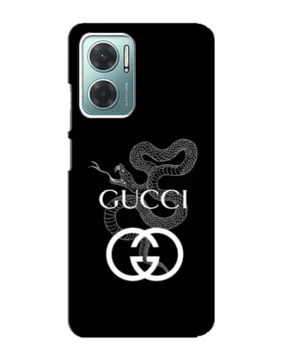 Чехол для Xiaomi Redmi Note 11E с картинкой «Gucci — серебряная змея»