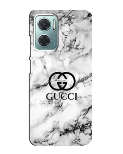 Чехол для Xiaomi Redmi Note 11E с картинкой «Gucci — мраморный шик»