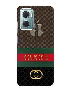 Чехол для Xiaomi Redmi Note 11E с картинкой «Gucci — брендированный десерт»