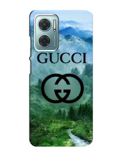 Чехол для Xiaomi Redmi Note 11E с картинкой «Gucci — горный пейзаж»