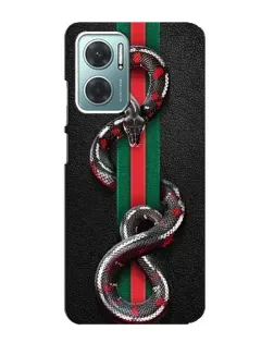 Чохол для Xiaomi Redmi Note 11E з картинкою «Gucci — змія на смузі»