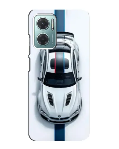 Чехол для Xiaomi Redmi Note 11E с картинкой «Вид сверху — BMW M»
