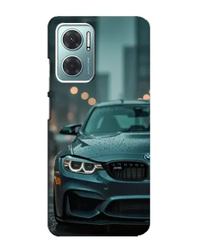 Чехол для Xiaomi Redmi Note 11E с картинкой «BMW в огнях города»