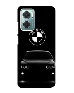 Чехол для Xiaomi Redmi Note 11E с картинкой «BMW — взгляд из темноты»