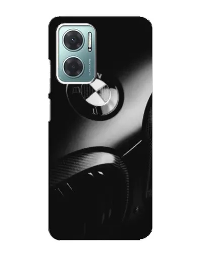 Чехол для Xiaomi Redmi Note 11E с картинкой «Эмблема BMW — макро»