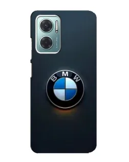 Чехол для Xiaomi Redmi Note 11E с картинкой «Логотип BMW — минимализм»
