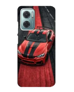 Чехол для Xiaomi Redmi Note 11E с картинкой «BMW на красной дорожке»