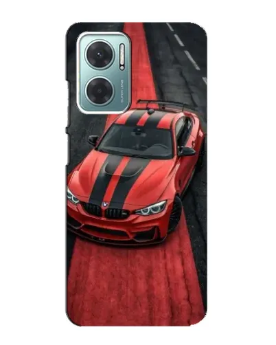 Чехол для Xiaomi Redmi Note 11E с картинкой «BMW на красной дорожке»