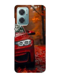 Чехол для Xiaomi Redmi Note 11E с картинкой «Осенняя BMW M4»