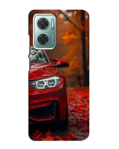 Чехол для Xiaomi Redmi Note 11E с картинкой «Осенняя BMW M4»