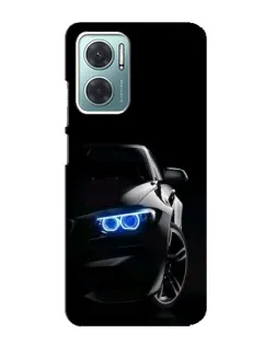 Чехол для Xiaomi Redmi Note 11E с картинкой «BMW — ночной взгляд»