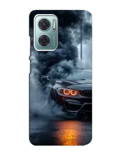 Чехол для Xiaomi Redmi Note 11E с картинкой «BMW M-Power — абстракция»
