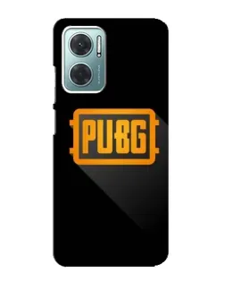 Чохол для Xiaomi Redmi Note 11E з картинкою «PUBG — рамка лого»