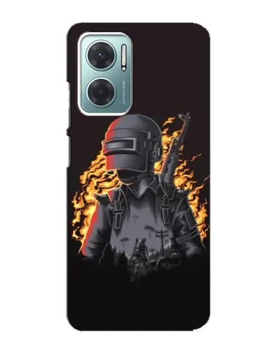Чохол для Xiaomi Redmi Note 11E з картинкою «PUBG — вогняний силует» Чохол для Xiaomi Redmi Note 11E з картинкою «PUBG — вогняний силует»