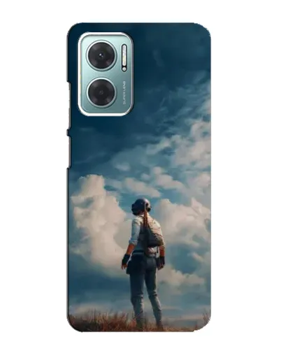 Чохол для Xiaomi Redmi Note 11E з картинкою «Герой PUBG на скелі» Чохол для Xiaomi Redmi Note 11E з картинкою «Герой PUBG на скелі»