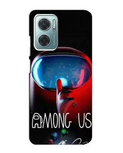 Чохол для Xiaomi Redmi Note 11E з картинкою «Червоний імпостер — макро» Чохол для Xiaomi Redmi Note 11E з картинкою «Червоний імпостер — макро»