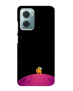 Чохол для Xiaomi Redmi Note 11E з картинкою «Самотній герой на планеті» Чохол для Xiaomi Redmi Note 11E з картинкою «Самотній герой на планеті»