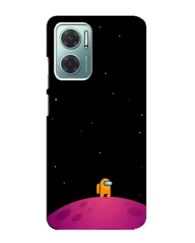 Чехол для Xiaomi Redmi Note 11E с картинкой «Одинокий герой на планете»