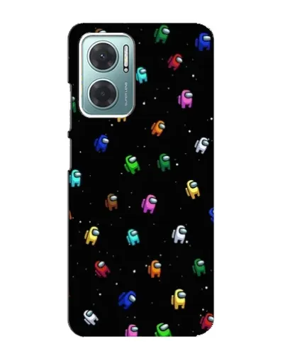 Чехол для Xiaomi Redmi Note 11E с картинкой «Экипаж Among Us»