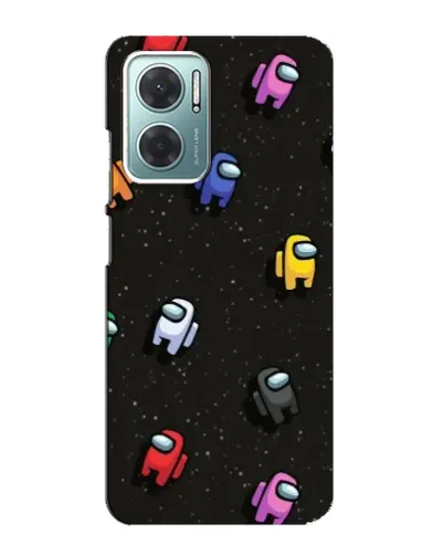 Чехол для Xiaomi Redmi Note 11E с картинкой «Космический паттерн Among Us»