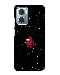 Чехол для Xiaomi Redmi Note 11E с картинкой «Красный Among Us»