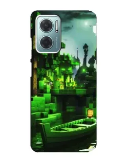 Чохол для Xiaomi Redmi Note 11E з картинкою «Minecraft лісовий пейзаж» Чохол для Xiaomi Redmi Note 11E з картинкою «Minecraft лісовий пейзаж»