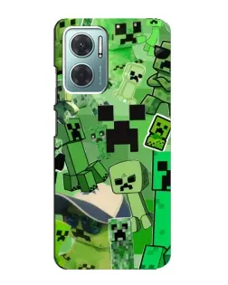 Чохол для Xiaomi Redmi Note 11E з картинкою «Кріпери Minecraft» Чохол для Xiaomi Redmi Note 11E з картинкою «Кріпери Minecraft»