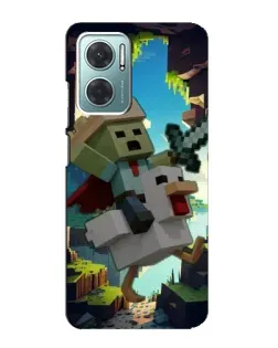 Чохол для Xiaomi Redmi Note 11E з картинкою «Стів та гусь» Чохол для Xiaomi Redmi Note 11E з картинкою «Стів та гусь»