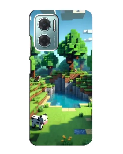 Чохол для Xiaomi Redmi Note 11E з картинкою «Minecraft літній день»