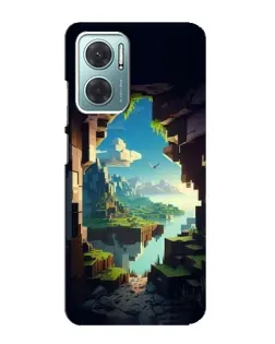 Чохол для Xiaomi Redmi Note 11E з картинкою «Вид з печери»