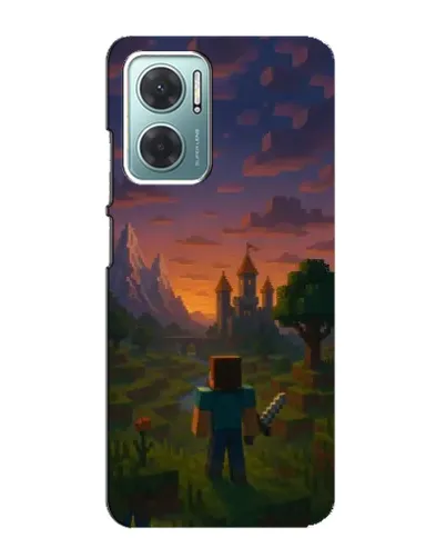 Чохол для Xiaomi Redmi Note 11E з картинкою «Стів біля вежі»